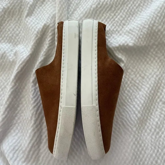 GREATS Minimalist Style Suede Slip On Sneakers