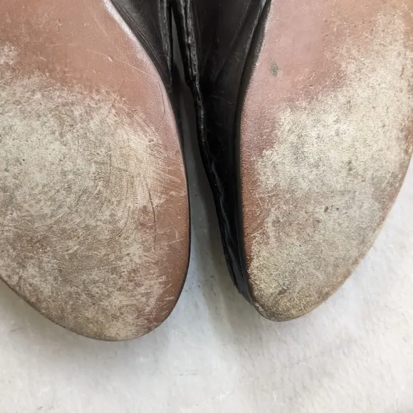 Gucci Brown Gold Loafers Slip-Ons