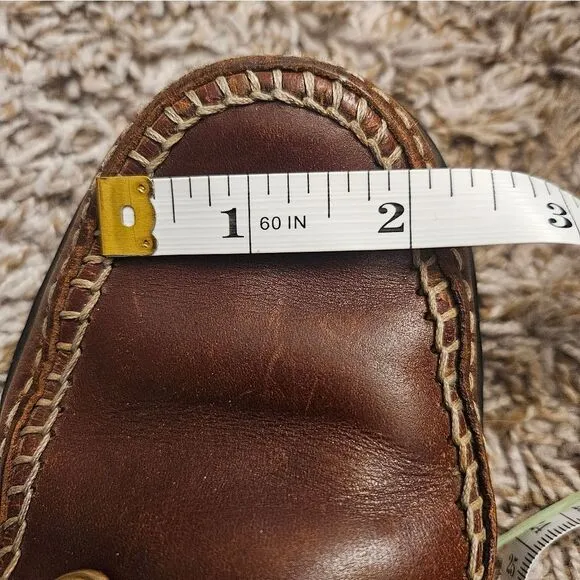 Gucci Brown Horsebit Loafers 0424B size 8