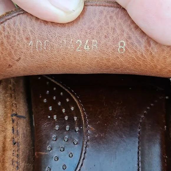 Gucci Brown Horsebit Loafers 0424B size 8