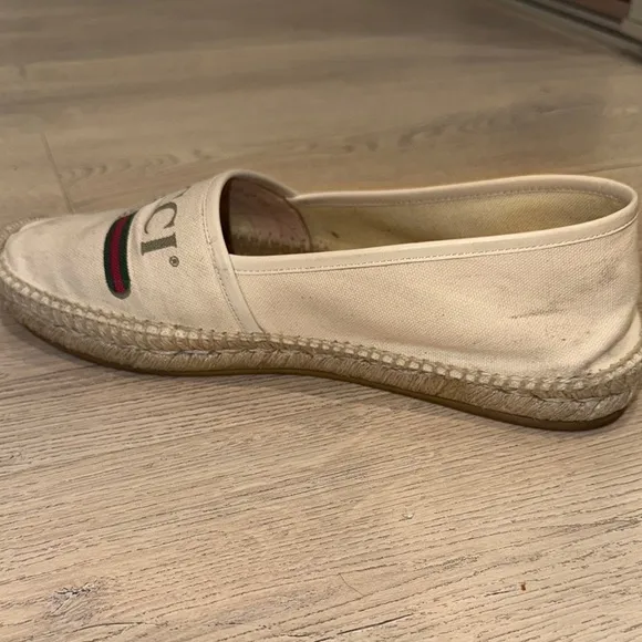 Gucci Cream Espadrilles with Rope Sole