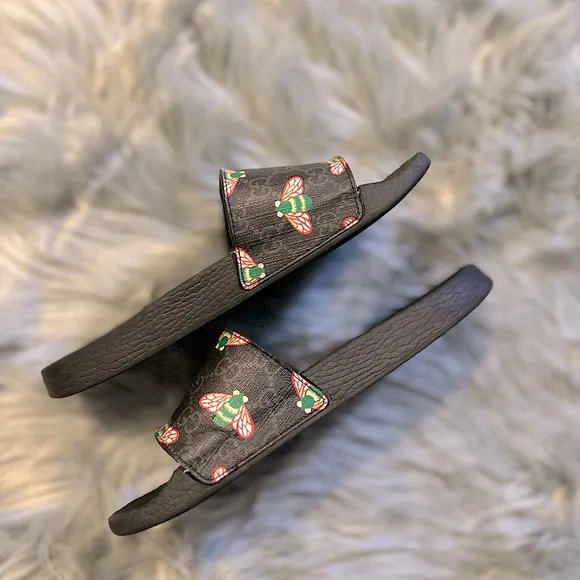 GUCCI | GG Supreme Black H2O Signature 🐝 Bee Multicolor Design | GUC | 5M/7.5W