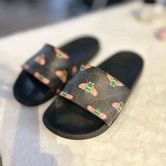 GUCCI | GG Supreme Black H2O Signature 🐝 Bee Multicolor Design | GUC | 5M/7.5W