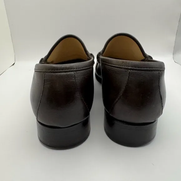Gucci Horsebit Accent Leather Loafers Women’s Size 8