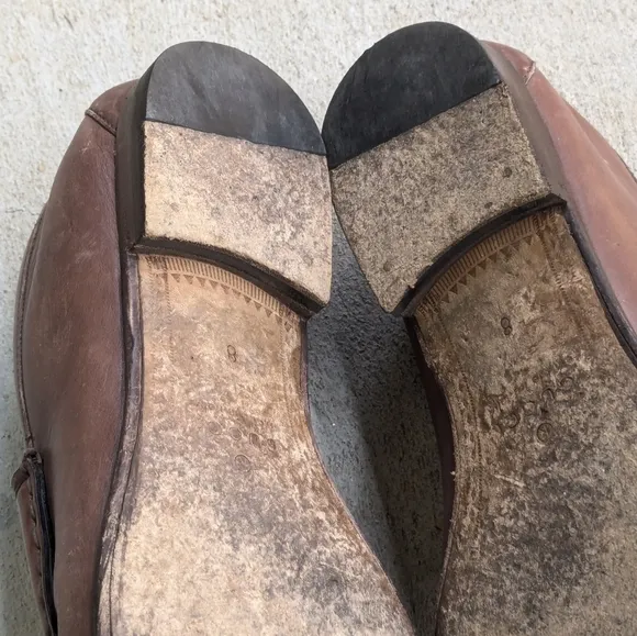 Gucci Horsebit Loafers Brown Leather Men 8.5