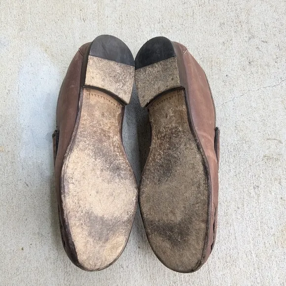 Gucci Horsebit Loafers Brown Leather Men 8.5