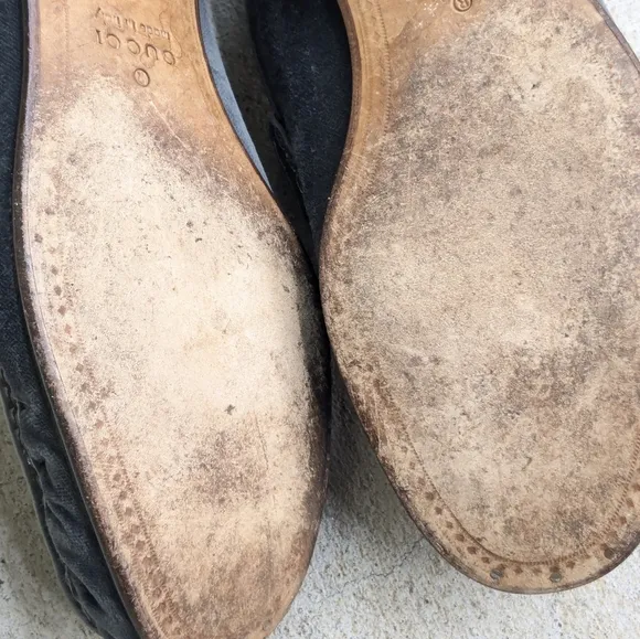 Gucci Horsebit Loafers Gray Velvet Patent Leather Men 9.5