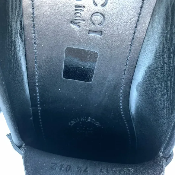 Gucci Men’s Black Loafers Classic Slip-On Shoes