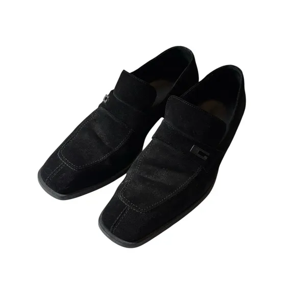 Gucci Men's Black Suede Loafer Size 8.5 D