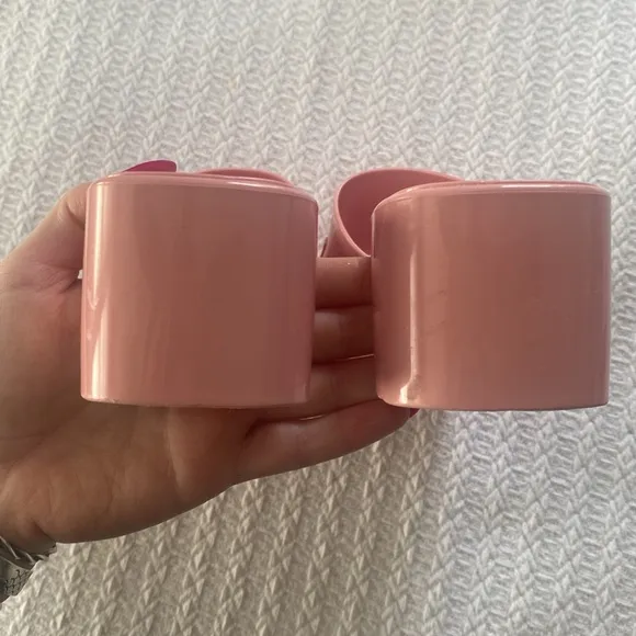Gucci Pink Rubber Slide Sandals, 37