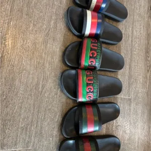 Gucci slides shoes flip flop lot 9.5 or size 10 used but clean!