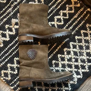 Gucci Suede Furline Boots 7.5