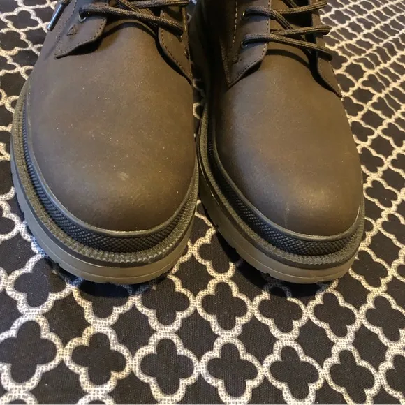Guess Mens Boots Sz 12 Brown Lace Up Citizen Fashion Boot GMCitizen 2-R Faux Fur