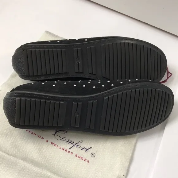 HELLE COMFORT Black Limbi Flats Size 40