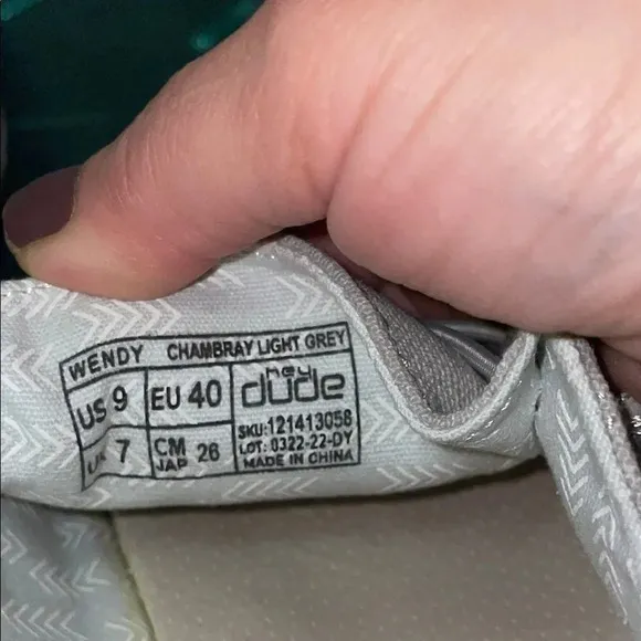 Hey Dude Gray Loafers with Comfortable Slip-On Design