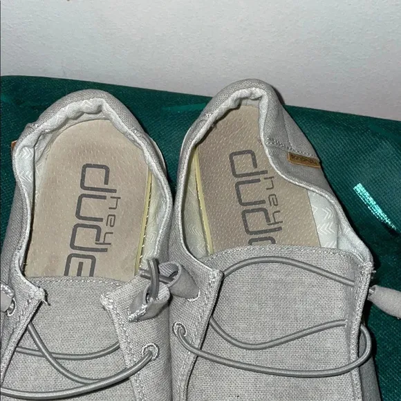 Hey Dude Gray Loafers with Comfortable Slip-On Design