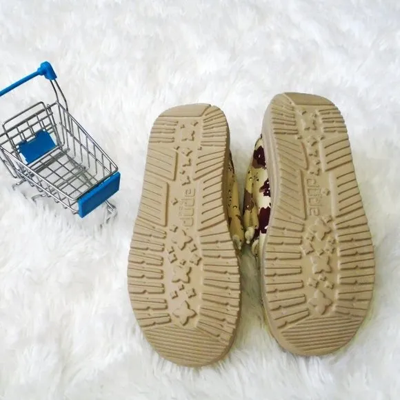 Hey Dude Wally Shoes Youth Boys Size 12 13 1 Slip On Slides Desert Camo Kids