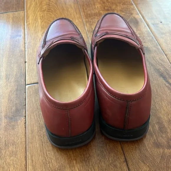 HOGAN Scarpe Loafers Slippers Shoes Burgundy Size 6