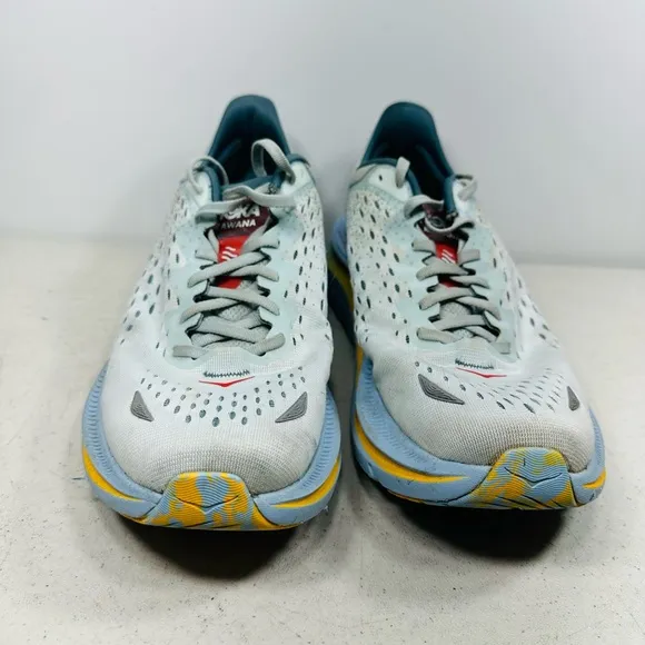 Hoka Mens Trainers Kawana Lace-Up Low-Top Running Sneakers Mesh Size 10