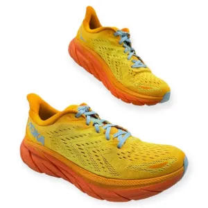 Hoka One One Clifton 8 Radiant Yellow Maize Road-Running Sneakers Men’s 9.5