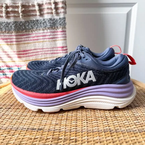 Hoka One One Gaviota 5 Real Teal Shadow Road Running Sneakers Women’s Size 7.5