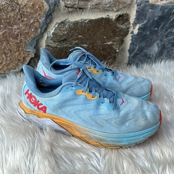 Hoka One One Men's 'Arahi 6' Sneakers in Summer Song / Mountain Spring Size 11