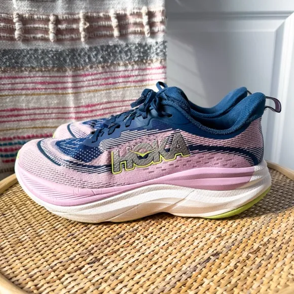 Hoka One One Skyflow Midnight Pink Twilight Road Running Sneakers Women’s 11