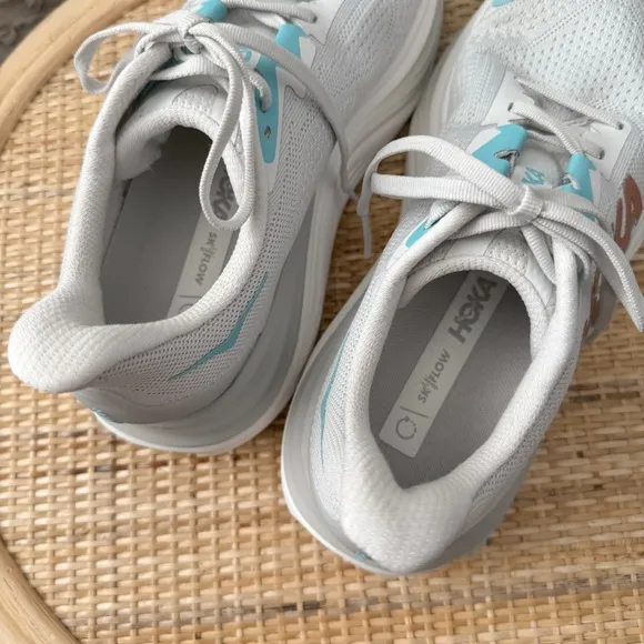 Hoka One One Skyward X Cosmic Grey Rose Gold Road Running Sneakers Women’s 8