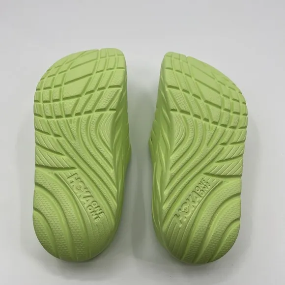 Hoka One U Ora Recovery Slides Mens 15 Buttery Radiant Yellow 1134527 BRYW NEW