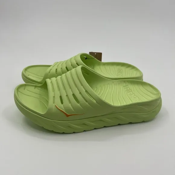 Hoka One U Ora Recovery Slides Mens 15 Buttery Radiant Yellow 1134527 BRYW NEW