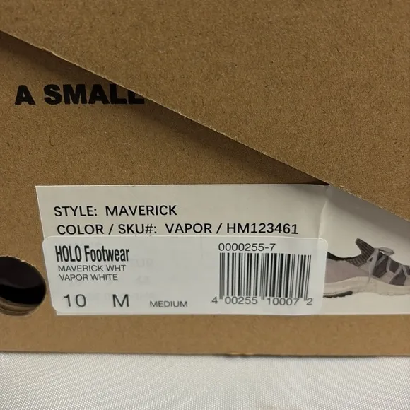 HOLO Footwear Maverick Lace-Up Sneakers Vapor Gray Size 10 NIB