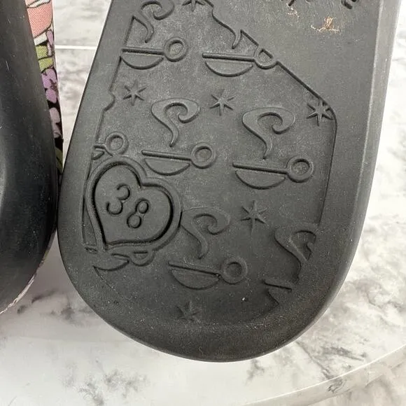 Hot Chocolate Design Mary Jane Flats Flora La Muerte Day of Dead Size 38 US 8