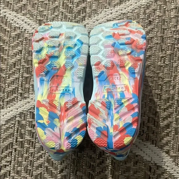 Hunter Girl's Perforated Slip On Sz 1