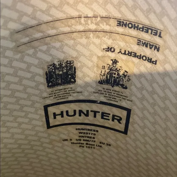 Hunter Green Rain Boots