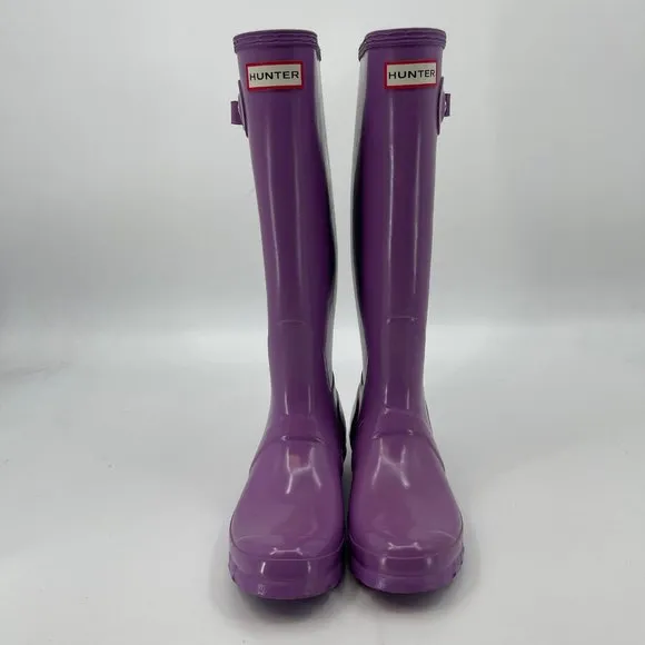 Hunter Purple Waterproof Winter &amp; Rain Boots | Classic Style