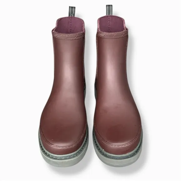 Hunter Refined Chelsea Boot Chestnut Crust Waterproof Rain Boots Women’s Size 10