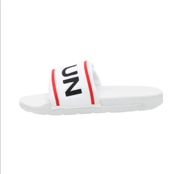 Hunter Terry Cloth Slides Sandals Slip On Logo Beach Rain Boots Brand