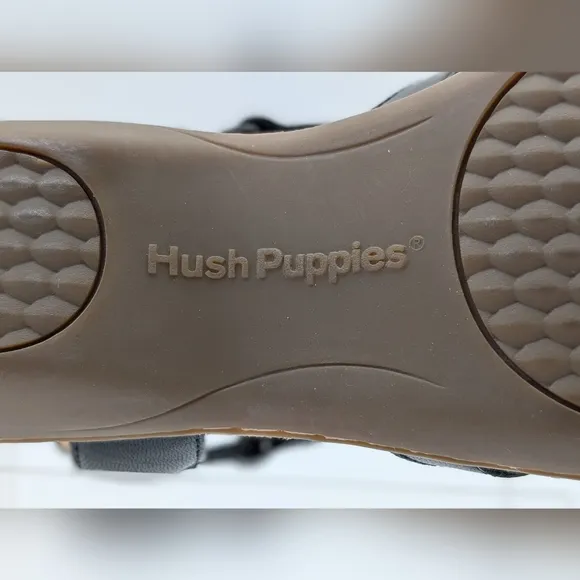 Hush Puppies Supreme Comfort Casual Ridley Black  Fisherman Flats Women Sz 9.5 M