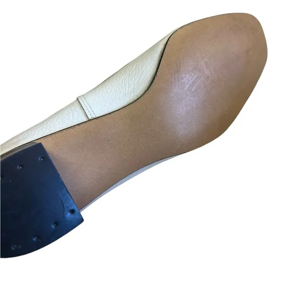 Hush Puppies vintage women’s preppy loafers in white leather NWOB size 8