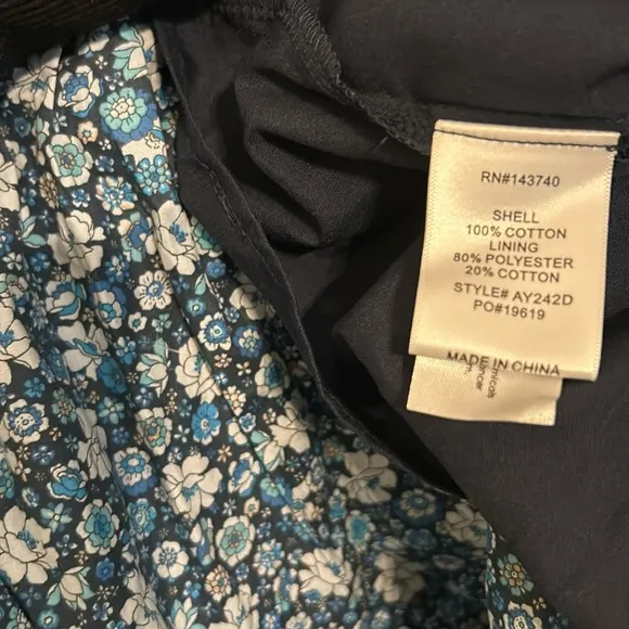 HYACINTH HOUSEZip Front Bluebells Floral Midi Dress