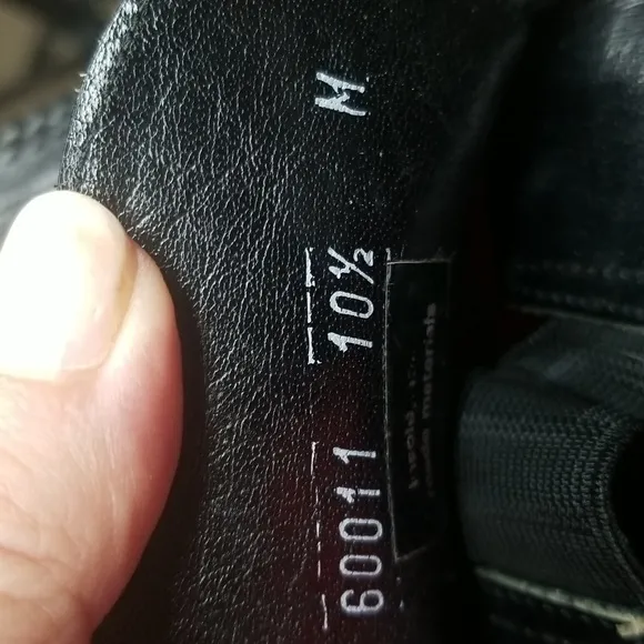 Idlers by Florsheim mens black leather Vintage loafers sz 101/2