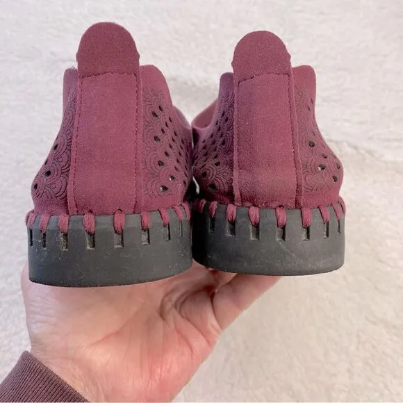 ILSE JACOBSEN TULIP PERFORATED SLIP-ON SNEAKERS