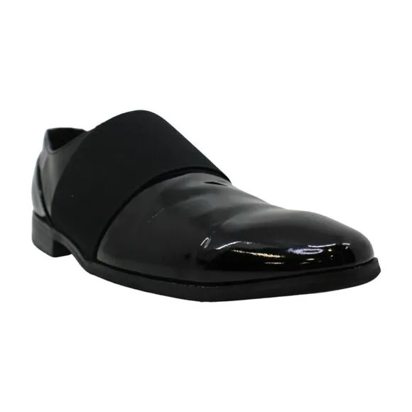 INC Men's Kain Patent Loafers Black Size 8.5