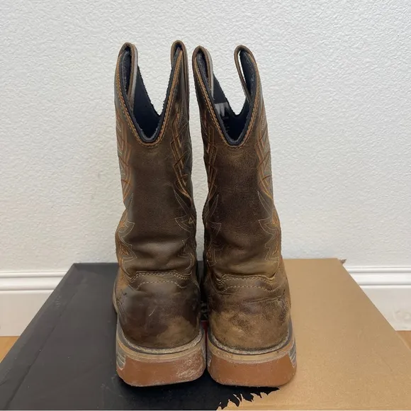 Irish Setter Marshall 11-inch Waterproof Leather Safety Toe Pull-on Boots Size 8