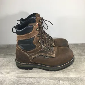 Irish Setter Men’s 83800 Ramsey Brown Leather Aluminum Toe Waterproof Boots 8.5