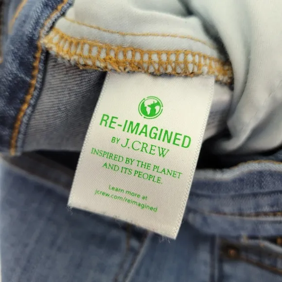 J. Crew 10&quot; High Rise Skinny Stretchy Jeans Sz 31