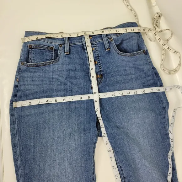 J. Crew 10&quot; High Rise Skinny Stretchy Jeans Sz 31