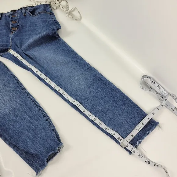 J. Crew 10&quot; High Rise Skinny Stretchy Jeans Sz 31