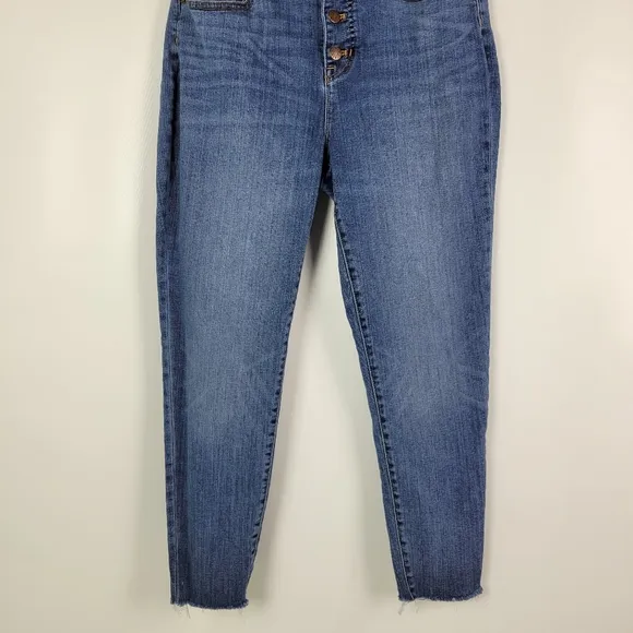 J. Crew 10&quot; High Rise Skinny Stretchy Jeans Sz 31