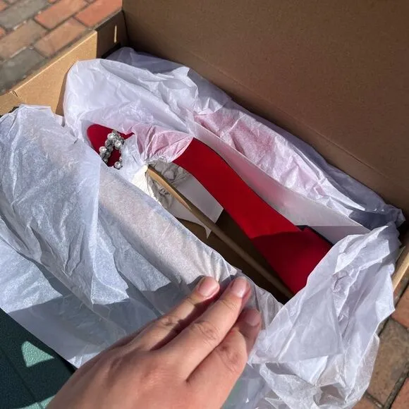 J Crew Crystal Embellished Pointed Toe Flats NIB